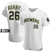 Aaron Ashby Men's Milwaukee Brewers White Authentic Alternate Jersey