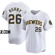 Aaron Ashby Youth Milwaukee Brewers White Limited Alternate Jersey