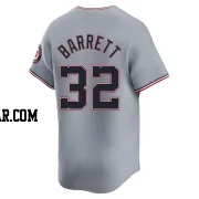 Aaron Barrett Men's Washington Nationals Gray Limited Road Jersey