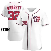 Aaron Barrett Men's Washington Nationals White Authentic Alternate Jersey