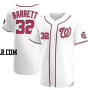 Aaron Barrett Men's Washington Nationals White Authentic Home Jersey