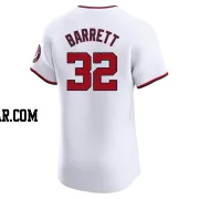 Aaron Barrett Men's Washington Nationals White Elite Home Jersey