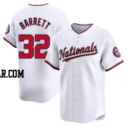 Aaron Barrett Men's Washington Nationals White Limited Home Jersey