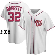 Aaron Barrett Men's Washington Nationals White Replica Home Jersey