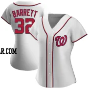 Aaron Barrett Women's Washington Nationals White Authentic Home Jersey