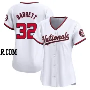 Aaron Barrett Women's Washington Nationals White Limited Home Jersey