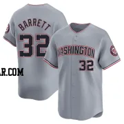 Aaron Barrett Youth Washington Nationals Gray Limited Road Jersey