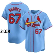 Aaron Brooks Men's St. Louis Cardinals Light Blue Limited Alternate Jersey