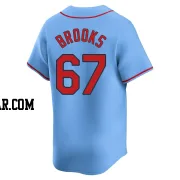 Aaron Brooks Men's St. Louis Cardinals Light Blue Limited Alternate Jersey