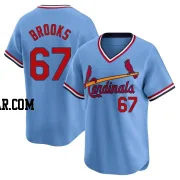 Aaron Brooks Men's St. Louis Cardinals Light Blue Limited Cooperstown Collection Jersey