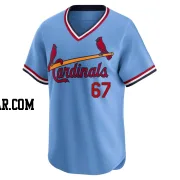 Aaron Brooks Men's St. Louis Cardinals Light Blue Limited Cooperstown Collection Jersey