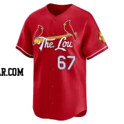 Aaron Brooks Men's St. Louis Cardinals Red Limited 2024 City Connect Jersey