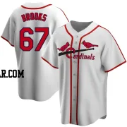 Aaron Brooks Men's St. Louis Cardinals White Home Cooperstown Collection Jersey