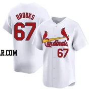 Aaron Brooks Men's St. Louis Cardinals White Limited Home Jersey