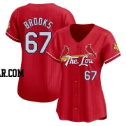 Aaron Brooks Women's St. Louis Cardinals Red Limited 2024 City Connect Jersey