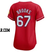 Aaron Brooks Women's St. Louis Cardinals Red Limited 2024 City Connect Jersey