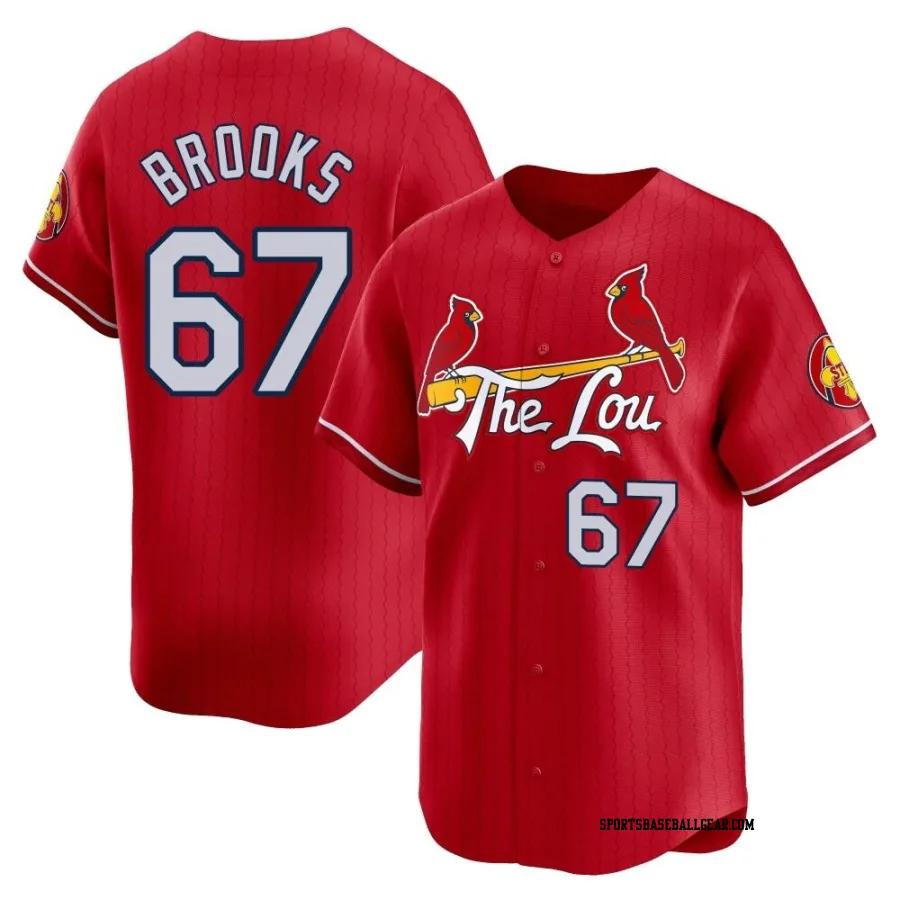 Aaron Brooks Youth St. Louis Cardinals Red Limited 2024 City Connect Jersey