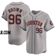 Aaron Brown Men's Houston Astros Gray Limited Away Jersey