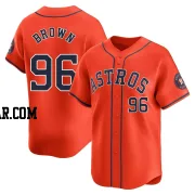 Aaron Brown Men's Houston Astros Orange Limited Alternate Jersey