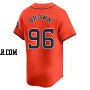 Aaron Brown Men's Houston Astros Orange Limited Alternate Jersey