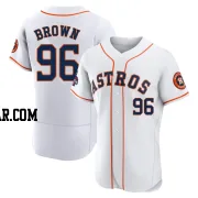 Aaron Brown Men's Houston Astros White Authentic 2022 World Series Champions Home Jersey