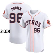 Aaron Brown Men's Houston Astros White Elite Home Jersey