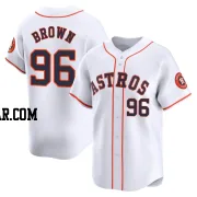 Aaron Brown Men's Houston Astros White Limited Home Jersey