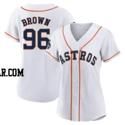 Aaron Brown Women's Houston Astros White Authentic 2022 World Series Champions Home Jersey