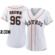 Aaron Brown Women's Houston Astros White Authentic 2022 World Series Home Jersey