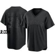 Aaron Brown Youth Houston Astros Black Replica Pitch Fashion Jersey