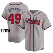 Aaron Bummer Men's Atlanta Braves Gray Limited Away Jersey