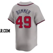 Aaron Bummer Men's Atlanta Braves Gray Limited Away Jersey