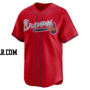 Aaron Bummer Men's Atlanta Braves Red Limited Alternate Jersey