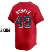 Aaron Bummer Men's Atlanta Braves Red Limited Alternate Jersey