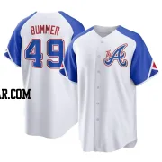 Aaron Bummer Men's Atlanta Braves White Replica 2023 City Connect Jersey