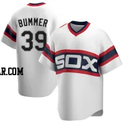 Aaron Bummer Men's Chicago White Sox White Replica Cooperstown Collection Jersey