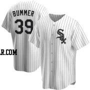 Aaron Bummer Men's Chicago White Sox White Replica Home Jersey