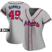 Aaron Bummer Women's Atlanta Braves Gray Authentic Road Jersey