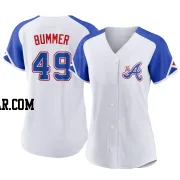 Aaron Bummer Women's Atlanta Braves White Authentic 2023 City Connect Jersey