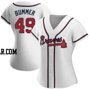 Aaron Bummer Women's Atlanta Braves White Authentic Home Jersey