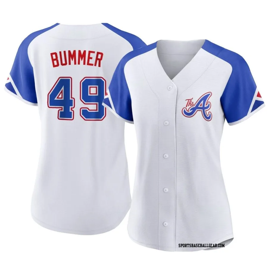 Aaron Bummer Women's Atlanta Braves White Replica 2023 City Connect Jersey