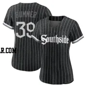 Aaron Bummer Women's Chicago White Sox Black Authentic 2021 City Connect Jersey