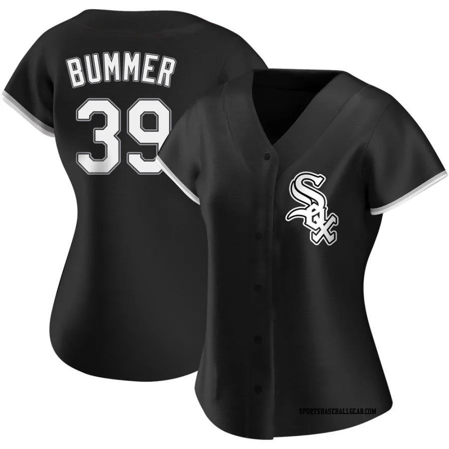 Aaron Bummer Women's Chicago White Sox Black Authentic Alternate Jersey