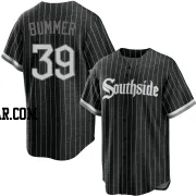 Aaron Bummer Youth Chicago White Sox Black Replica 2021 City Connect Jersey