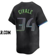 Aaron Civale Men's Tampa Bay Rays Charcoal Limited 2024 City Connect Jersey