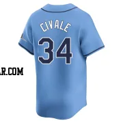 Aaron Civale Men's Tampa Bay Rays Light Blue Limited Alternate Jersey