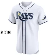 Aaron Civale Men's Tampa Bay Rays White Elite Home Jersey