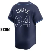 Aaron Civale Youth Tampa Bay Rays Navy Limited Away Jersey