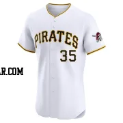 Aaron Fletcher Men's Pittsburgh Pirates White Elite Home Jersey