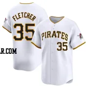 Aaron Fletcher Men's Pittsburgh Pirates White Limited Home Jersey